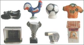 Objets du Foot - 8 F�ves brillantes - Arguydal - 1998