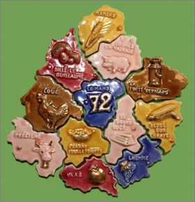 Sarthe Puzzle - 12 F�ves dor�es - Moulin � huile - 2004