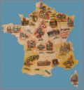 Puzzle des r�gions de France 22 F�ves Brillantes Prime 2003