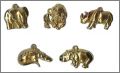 Animaux Sauvages (pendentifs) - F�ves Dor�es