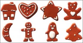 Les pains d'�pices  - 8 F�ves Brillantes - Arguydal - 2010