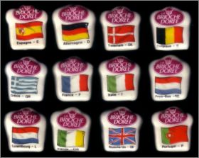 Europe des 12 - Brioche Dor�e - F�ves Brillantes MAURIN 1992