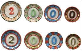 Service 2000 (assiettes) - F�ves Brillantes - Prime - 2000