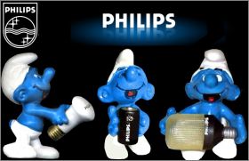 Schtroumpfs - Peyo - 3 Figurines  Philips - 1980
