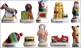 Jouets d'autrefois - 10 F�ves brillantes - Nordia - 2003