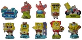 Bob l'�ponge - 10 F�ves brillantes Filet or - Alcara - 2009