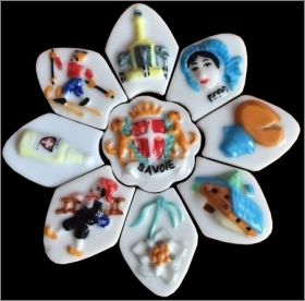 Puzzle Savoie - 9 F�ves Brillantes - Nordia - 2001