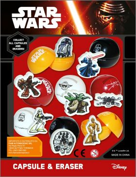Star Wars - 6 Gommes (Eraser) - Brabo - 2016