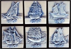 Voiliers de Brest - 6 F�ves brillantes - 1996