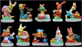 P�ques en liesse - 10 F�ves Brillantes - Cadoland - 2002