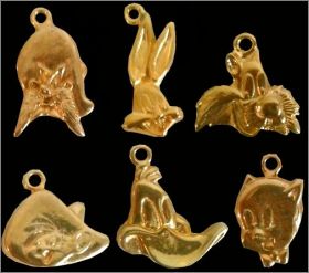 Frimousses II - 6 F�ves plates dor�es  - Alcara - 1993