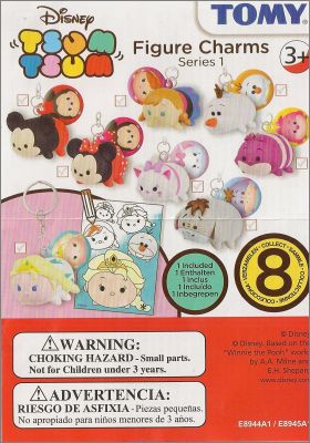Tsum Tsum - Disney - 8 Figure charms Series 1 - Tomy