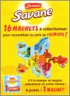 16 Magnets - Savane de Brossard - Carte de l'Europe - 2016