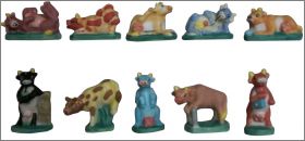 Pas folles les vaches - 10 F�ves Mates - Epi folie - 2003