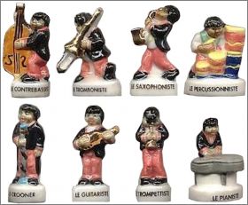 Orchestre de jazz 8 f�ves brillantes "filet or"  Prime 2000