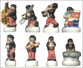 Orchestre de jazz 8 f�ves brillantes "filet or"  Prime 2000