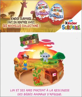 Infinimix Africa Puppies B�b�s Animaux Kinder SD204 - 2016