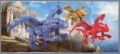 Dragons - Figurines kinder surprise - SD158, SD177, SD184