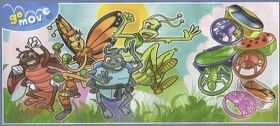 Bagues lanceurs d'insectes Kinder Gomove -SD074 � SD077