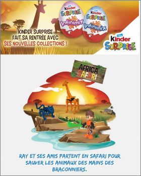 Infinimix Africa Safari  Personnages - Kinder - SD208, SD242