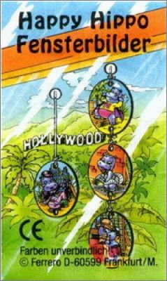 Die Hapy Hippo Hollywood - Fensterbilder - Kinder Allemagne