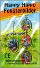 Die Hapy Hippo Hollywood - Fensterbilder - Kinder Allemagne