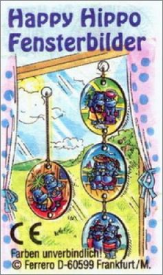 Die Happy Hippo - Fensterbilder - Kinder Allemagne