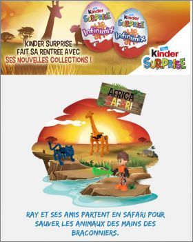 Infinimix Africa Safari  V�hicules - Kinder - SD230, FS212A