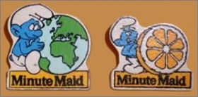 Schtroumpfs - Minute Maid - Pin's - Peyo - 1992