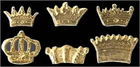 Couronnes  - 6 F�ves Dor�es - Arguydal - 1992