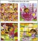 Diff�rentes faces du cube