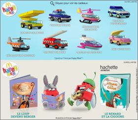 V�hicules m�tier - Happy Meal - Mc Donald - 2016
