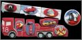 Camion de Pompiers - Puzzle - 10 f�ves Brillantes - 2010