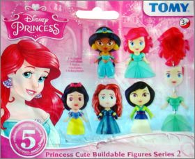 Disney princess Cute Buildable figures s�ries 2 - Tomy  2016