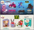 Barbie / Batman Agents Secrets Happy Meal - Mc Donald - 2016