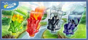 Dragons Bracelets cerfs-volants Kinder Gomove SD024 � SD027