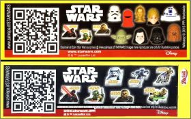 Star Wars Disney - Figurines, Gommes - Zaini - 2016