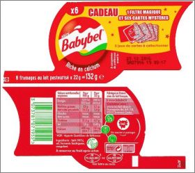 Mini-Babybel - 3 jeux de cartes � collectionner - 2016