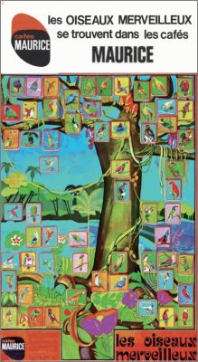 Les Oiseaux Merveilleux - 60 Ecussons - Caf�s Maurice - 1970