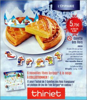 Scrippy � la neige - 6 F�ves Brillantes - Thiriet - 2017