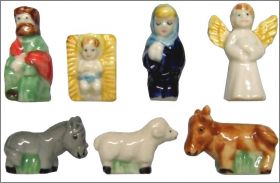 Cr�che Calendrier de l'Avent 7 F�ves brillantes Jacquot 2007