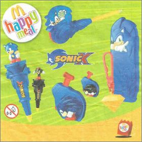 Sonic X - Sega - Happy Meal - Mc Donald - 2006