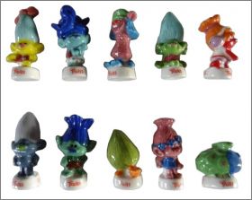 Les Trolls - 10 F�ves Brillantes - Auchan - 2017