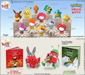 Pok�mon / Hello Kitty - Happy Meal - Mc Donald - 2016