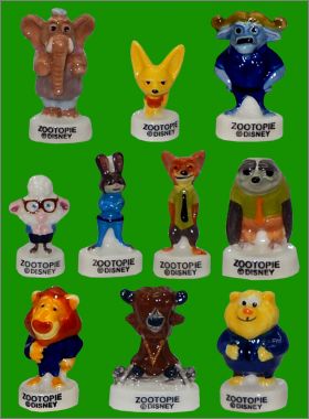 Zootopie Disney - 10 F�ves Brillantes - Intermarch� - 2017