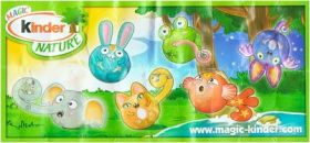 Animaux  gonfler  (figurines Kinder  Nature) UN070  UN075