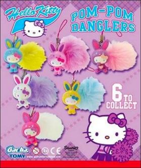 Hello Kitty - Pom-Pom Danglers - Tomy