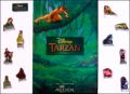 Tarzan - Disney - 12 Fèves brillantes - Arguydal - 2000