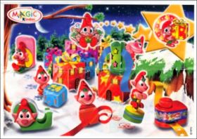 Lutins de Nol 2005 -  Figurines kinder - S-N-1  S-N-8