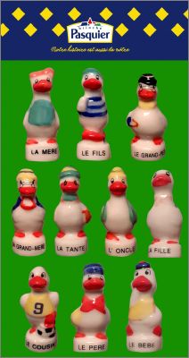La famille des oies - 10 F�ves Brillantes Pasquier - Nordia